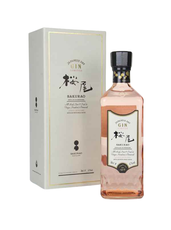 Sakurao Japanese Dry Gin Limited Edition Gin | 700ML at CaskCartel.com