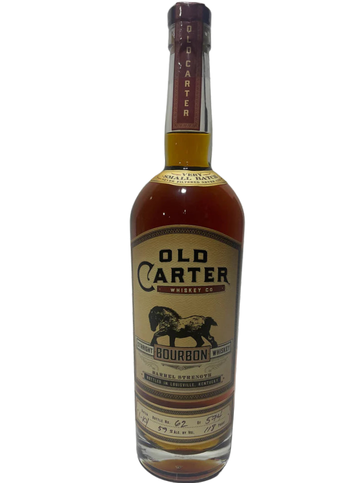 Old Carter Very Small Batch 1-KY Barrel strength Straight Bourbon 118 Proof Bottle 62 of 574 at CaskCartel.com