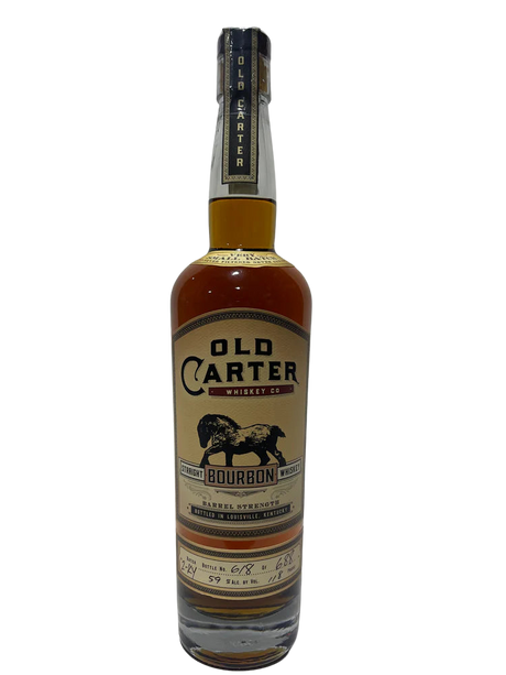 Old Carter Very Small Batch 2-KY Barrel strength Straight Bourbon 118 Proof Bottle 618 of 688 at CaskCartel.com