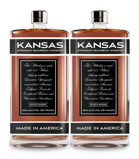 Kansas Straight Bourbon Whiskey | (2) Bottle Bundle at CaskCartel.com