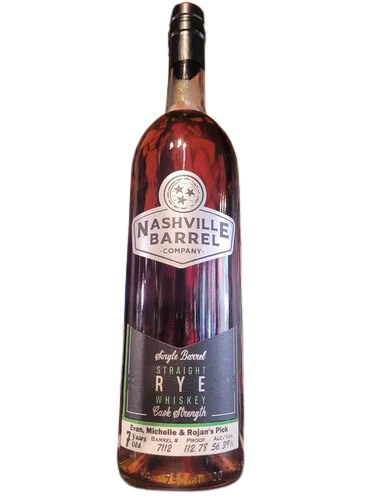 Nashville Barrel Co. 7 Year Old Single Barrel Cask Strength Straight Rye Whiskey at CaskCartel.com