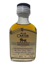 Old Carter Derby Edition 1 Single Barrel Aged 14 years Bottle #220 of 287 Barrel #5 | 100ML at CaskCartel.com