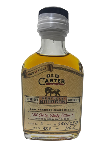 Old Carter Derby Edition 1 Single Barrel Aged 14 years Bottle #220 of 287 Barrel #5 | 100ML at CaskCartel.com