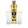 St-Germain Elderflower Liqueur w/ Spritz Signature Glasses  | Set of (4) at CaskCartel.com