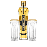 St-Germain Elderflower Liqueur w/ Spritz Signature Glasses  | Set of (4) at CaskCartel.com