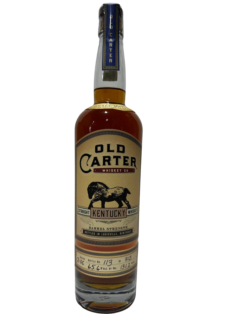 Old Carter Very Small Batch 2-OC Barrel strength Straight Kentucky Whiskey 131.2 Proof Bottle 113 of 712 at CaskCartel.com