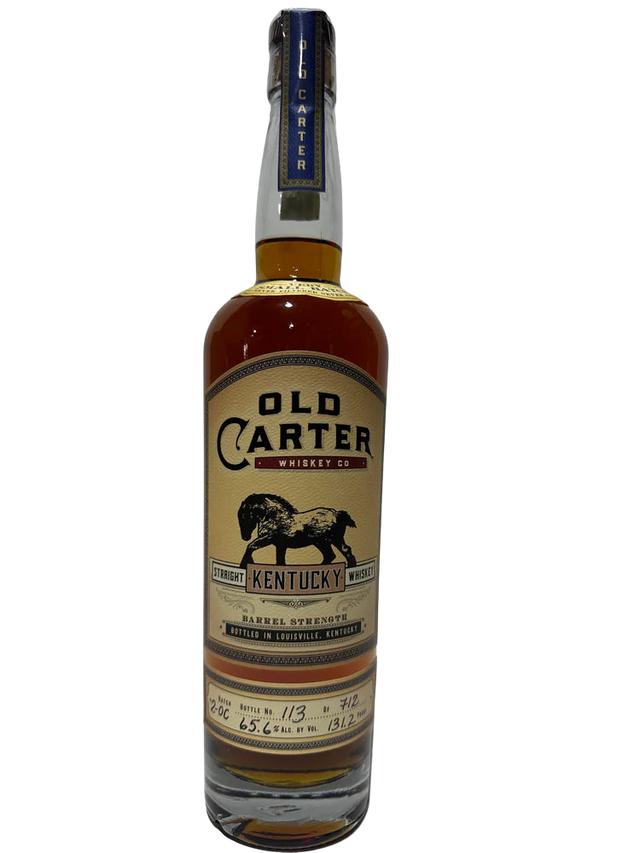 Old Carter Very Small Batch 2-OC Barrel strength Straight Kentucky Whiskey 131.2 Proof Bottle 113 of 712 at CaskCartel.com