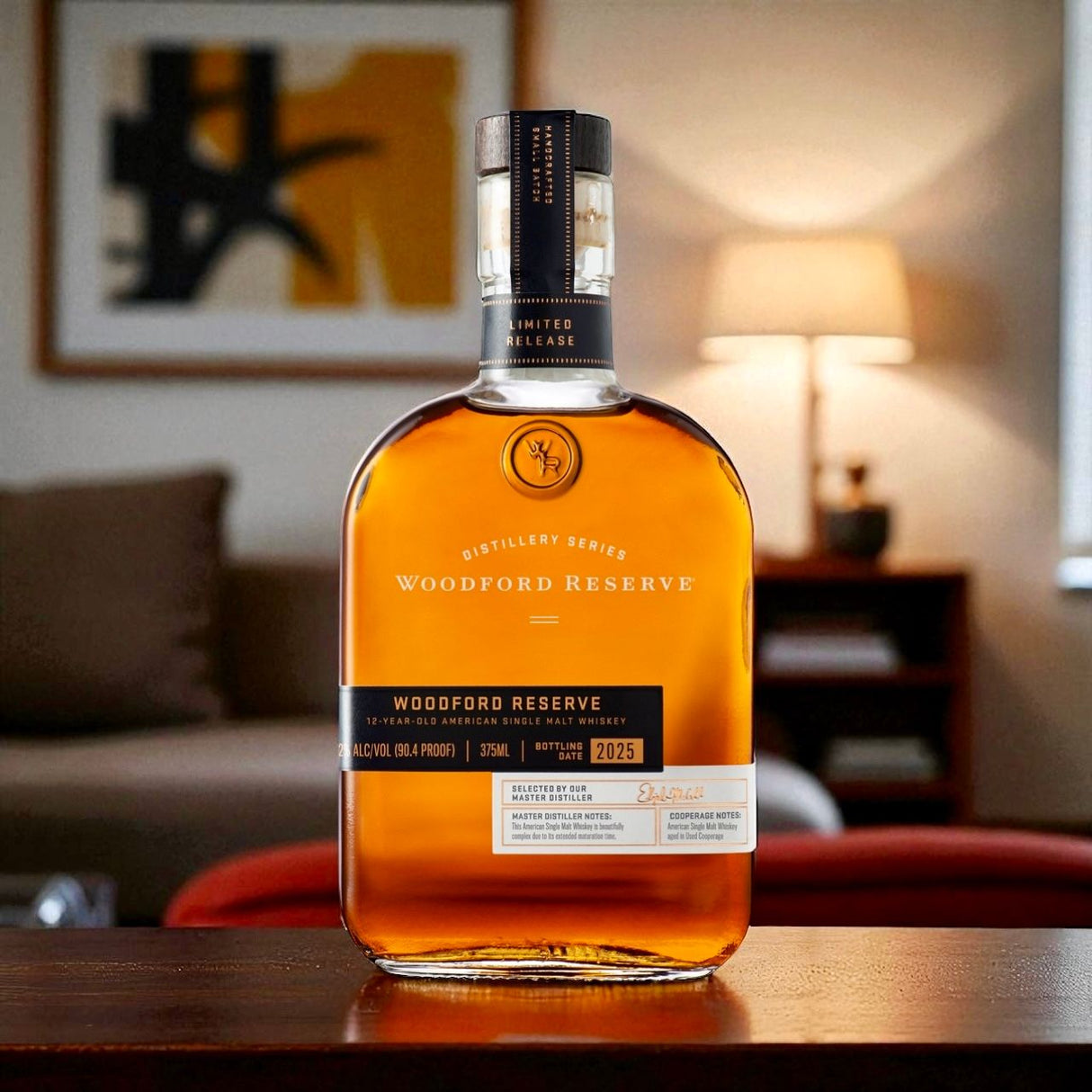 Woodford Reserve Distillery Series | 12 Year Old | American Single Malt Whiskey | 2025 Limited Release | 375ML at CaskCartel.com 2