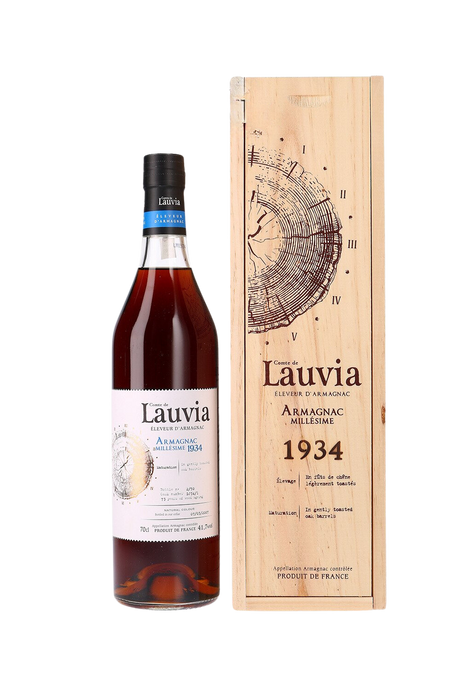 1934 Comte de Lauvia Vintage 73 Year Old Armagnac | 700ML at CaskCartel.com
