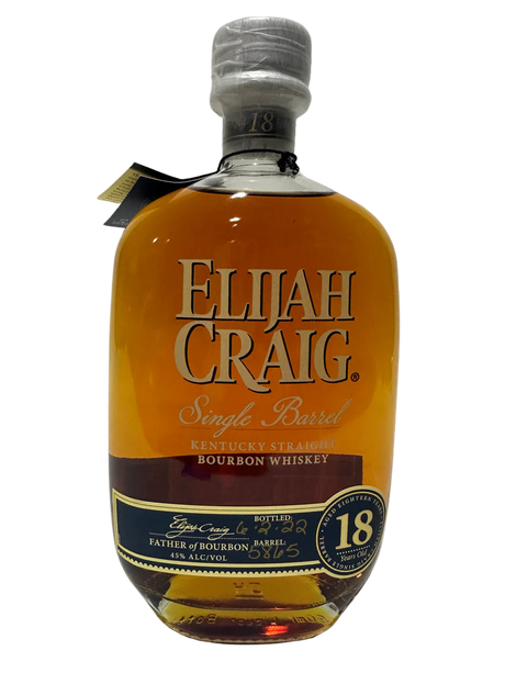 Elijah Craig Single Barrel #5865 18 Year Old Bottled 2022 Kentucky Straight Bourbon at CaskCartel.com