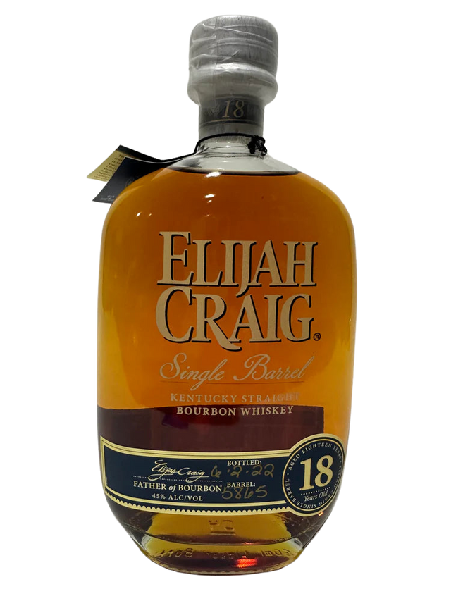 Elijah Craig Single Barrel #5865 18 Year Old Bottled 2022 Kentucky Straight Bourbon at CaskCartel.com