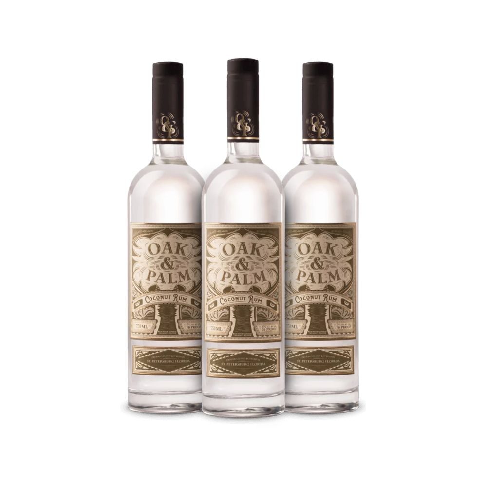 [BUY] Oak & Palm Coconut Rum (3) Bottle Bundle (RECOMMENDED) at CaskCartel.com