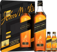 Johnnie Walker Black Label Gift Set With 2 50ml Extra Bottles at CaskCartel.com