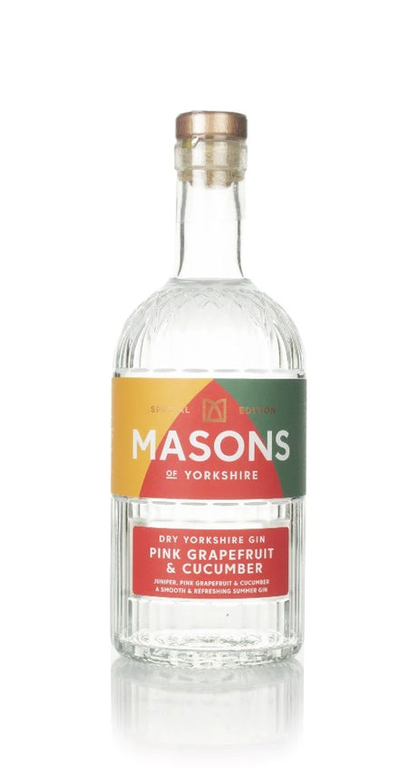 Masons Dry Yorkshire - Pink Grapefruit & Cucumber Gin | 700ML at CaskCartel.com