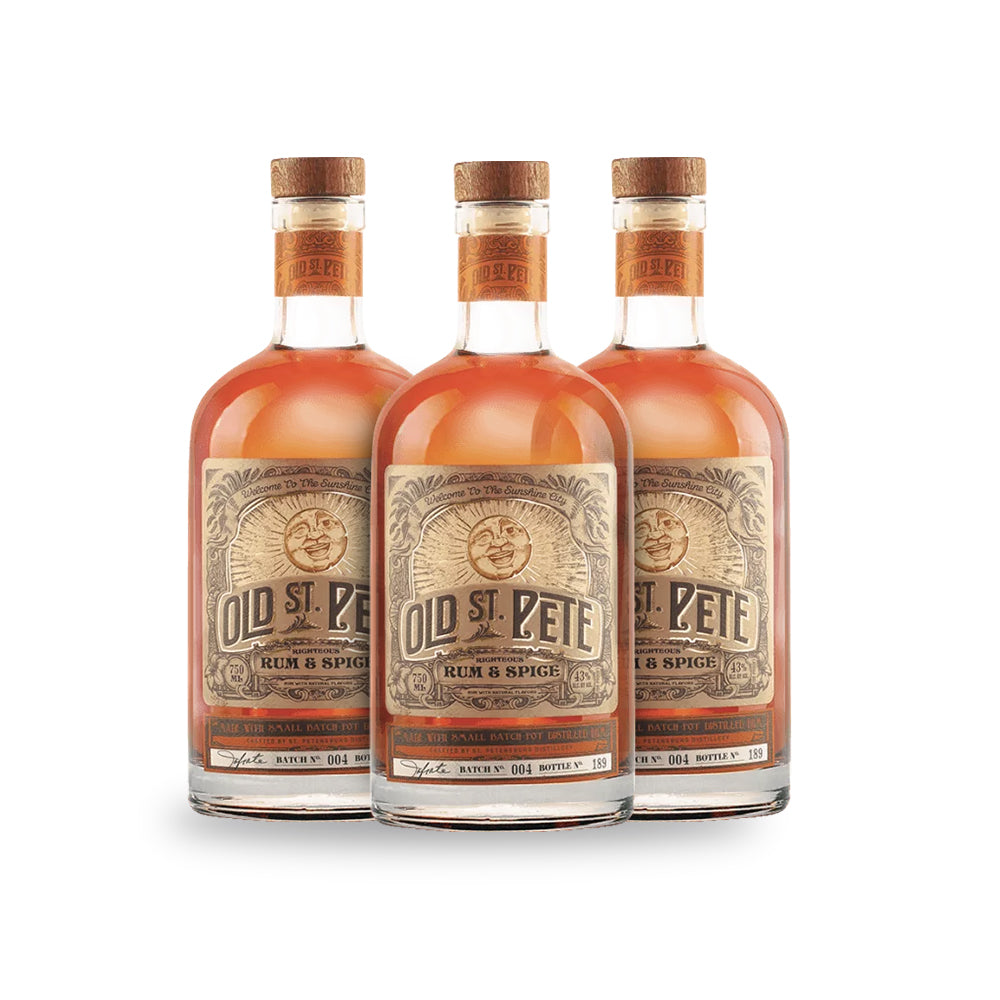 [BUY] Old St Pete Righteous Rum & Spice (3) Bottle Bundle at CaskCartel.com