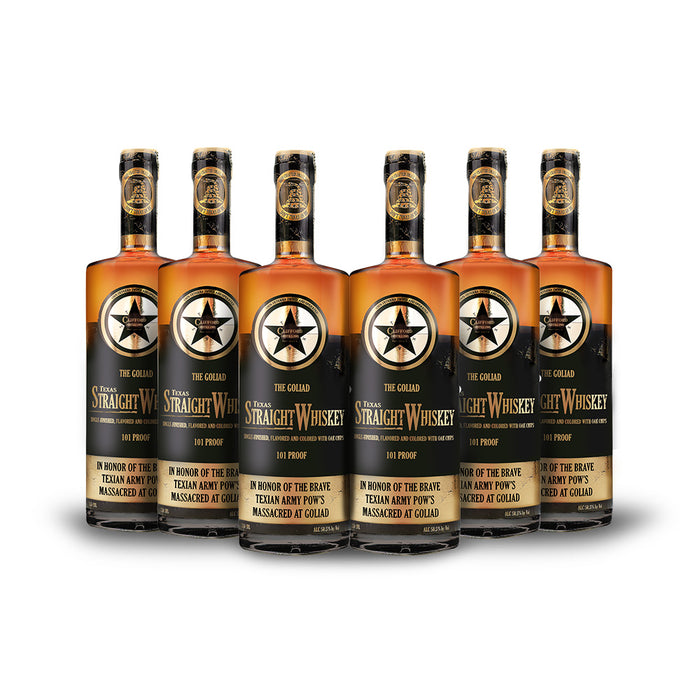 Clifford Distilling | The Goliad: Texas Straight Whiskey (6) BOTTLE BUNDLE