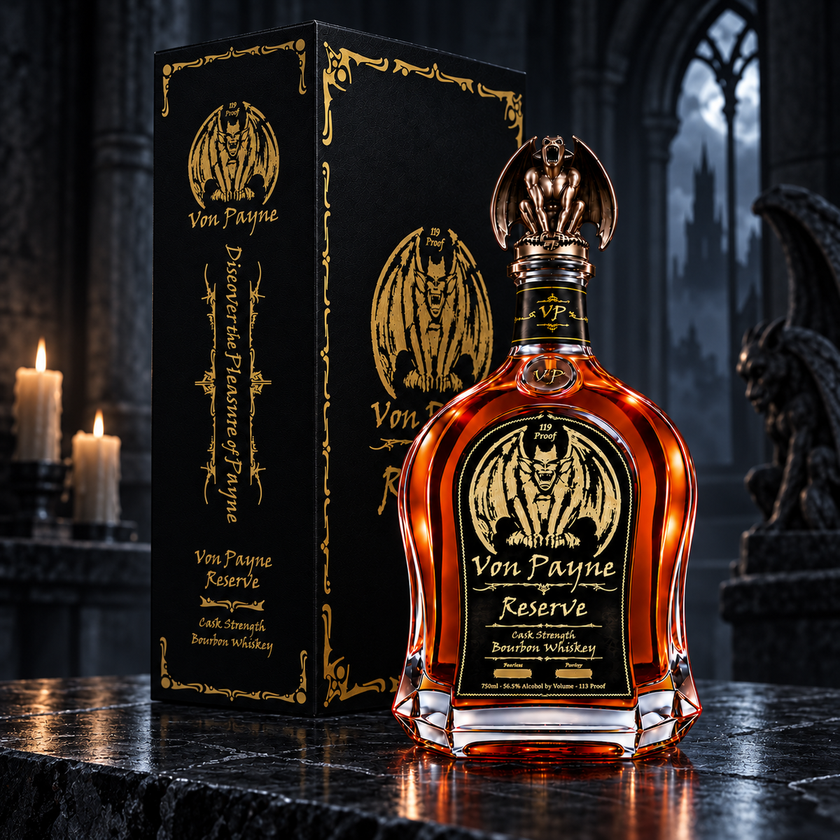 Von Payne Reserve Cask Strength Bourbon Whisky at CaskCartel.com 2