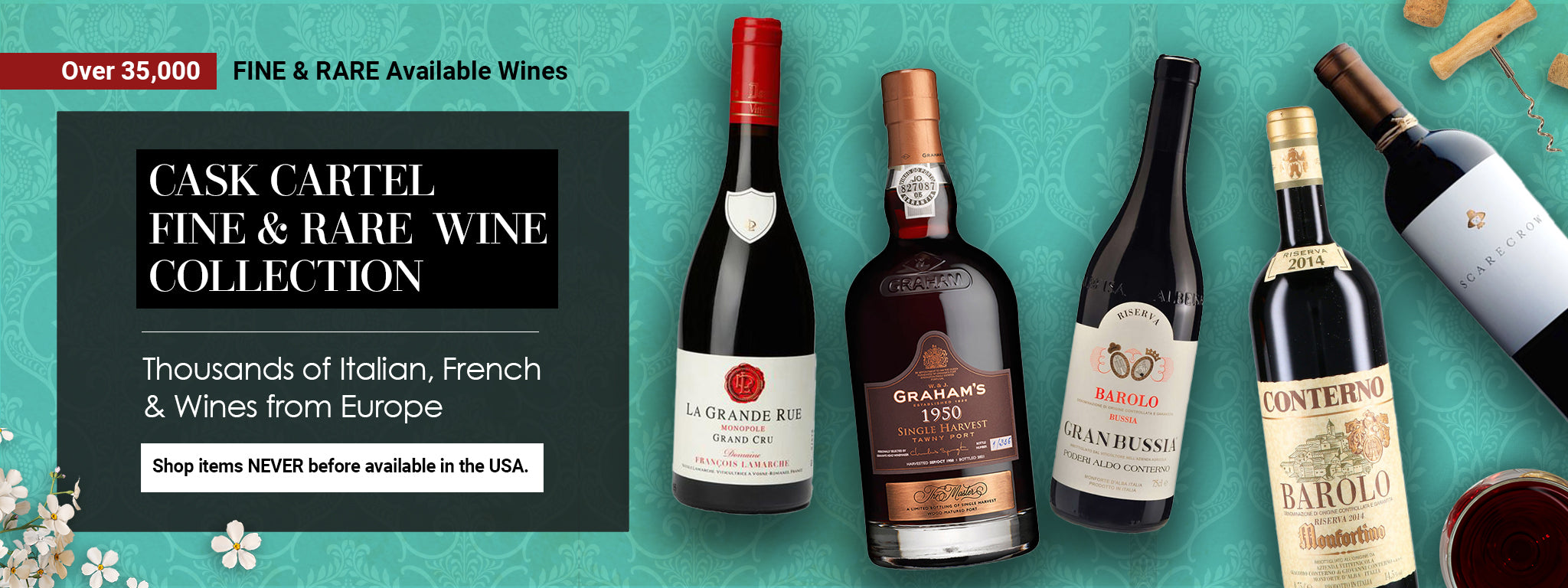 to Cask Cartels Fine & Rare Wine Cellar