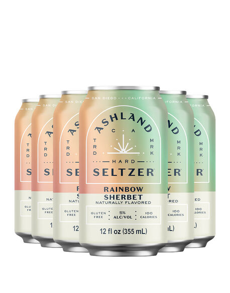 Ashland Hard Seltzer Rainbow Sherbet | 6x355ML at CaskCartel.com