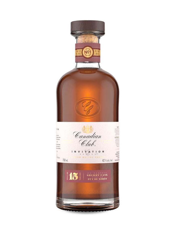 Canadian Club Classic 15 Year Old Sherry Cask Invitation Whisky