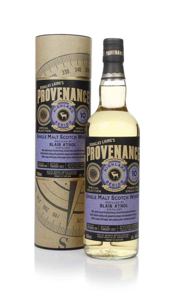 Blair Athol 10 Year Old 2011 (cask 15574) - Provenance (Douglas Laing) | 700ML at CaskCartel.com