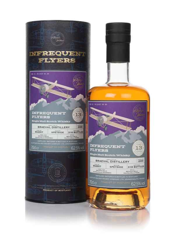 Braeval 13 Year Old 2009 (cask 804907) - Infrequent Flyers (Alistair Walker) | 700ML at CaskCartel.com