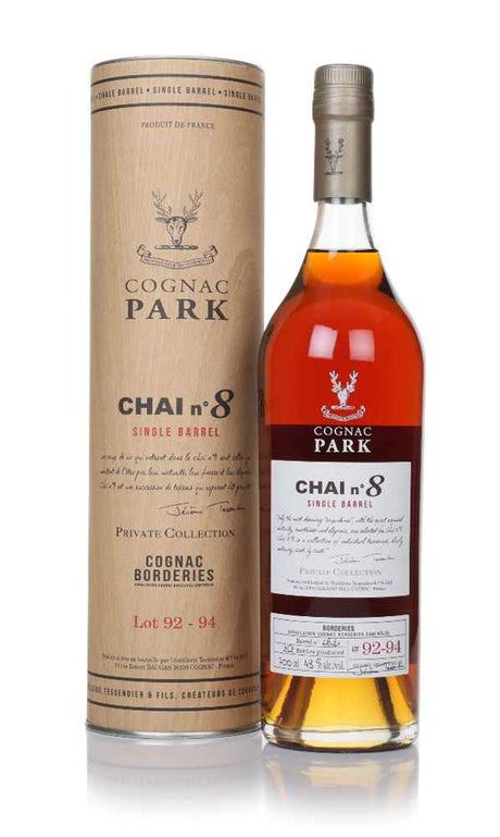 Cognac Park Chai N°8 Single Barrel Borderies Lot 92-94 | 700ML at CaskCartel.com