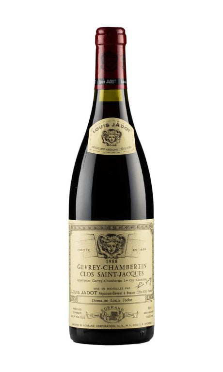 1988 | Louis Jadot | Gevrey Chambertin Clos St Jacques at CaskCartel.com
