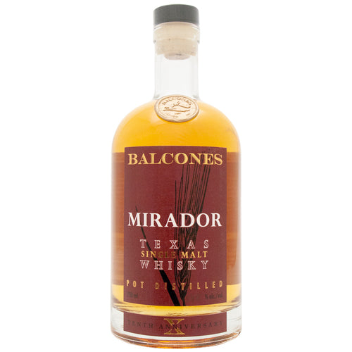 Balcones Mirador 120 Proof Single Malt Whisky