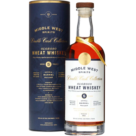 Middle West Spirits Double Cask Collection Oloroso Wheat Double Barrel Matured 5 Years | 750ML at CaskCartel.com