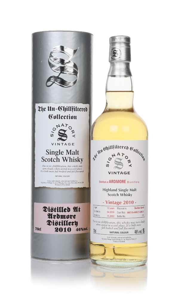 Ardmore 12 Year Old 2010 (casks 800518, 800527 & 800531) - Un-Chillfiltered Collection (Signatory) | 700ML at CaskCartel.com