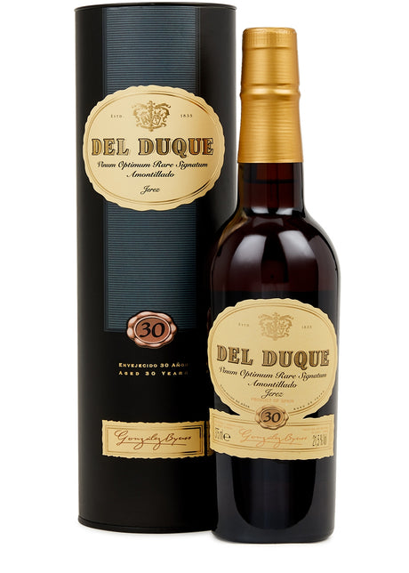Del Duque Vinum Optimum Rare Signatum Amontillado 30 Year Old Sherry Liqueur at CaskCartel.com