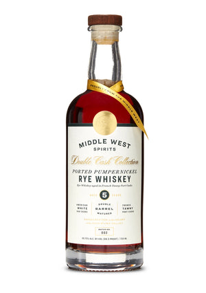 Middle West Spirits Double Cask Collection Ported Pumpernickel Rye Double Barrel Matured 5 Years | 750ML at CaskCartel.com