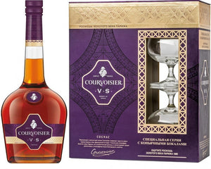 Courvoisier Cognac VS W/2 Glass - CaskCartel.com