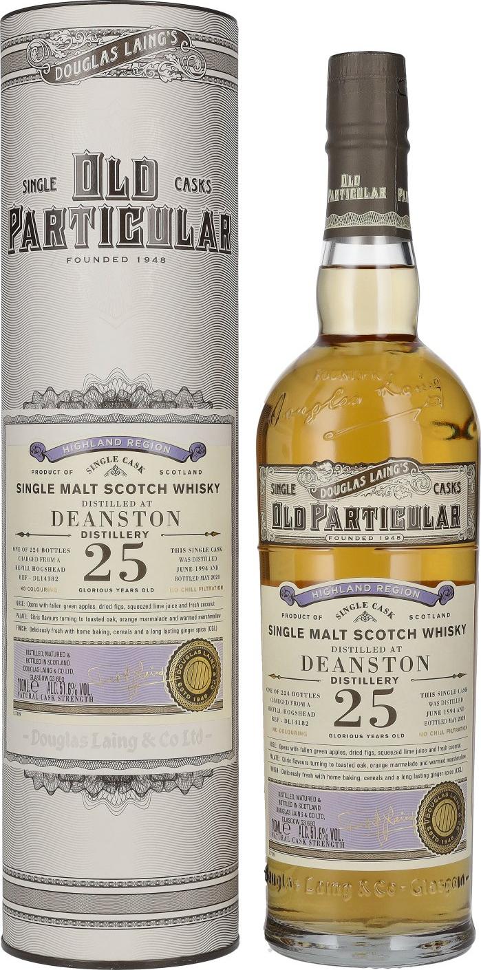 Deanston 25 Year Old (D.1994, B.2020) Douglas Laing’s Old Particular Scotch Whisky | 700ML