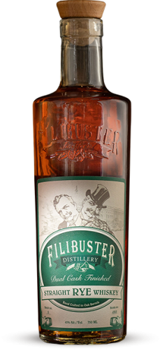 Filibuster “Dual Cask” Rye Whiskey