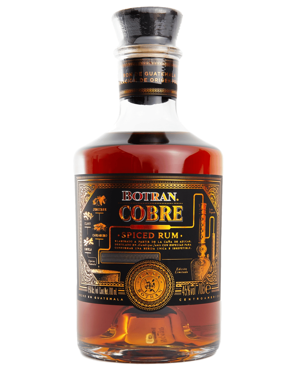 Botran Cobre Limited Edition Spiced Rum | 700ML at CaskCartel.com