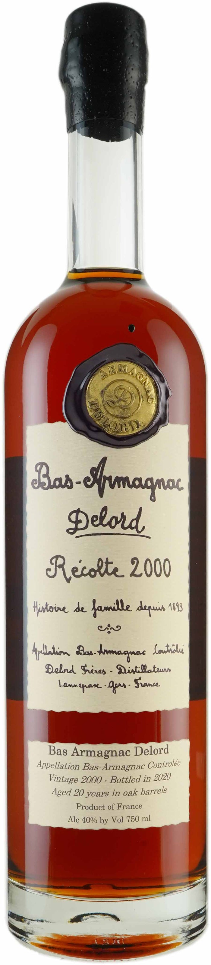 Delord 20 year old Vintage 2000 Armagnac