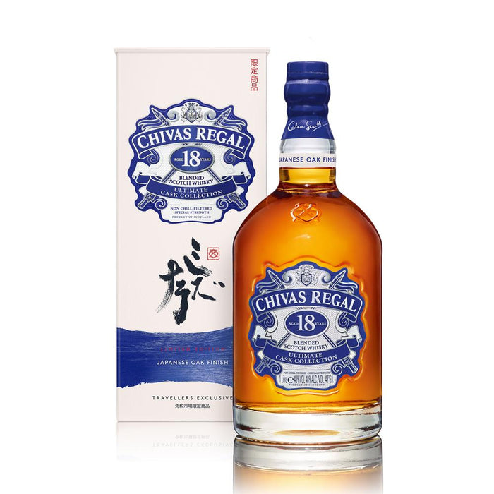 Chivas Regal 18 Year Old Ultimate Cask Collection Japanese Oak Finish Scotch Whisky | 1L
