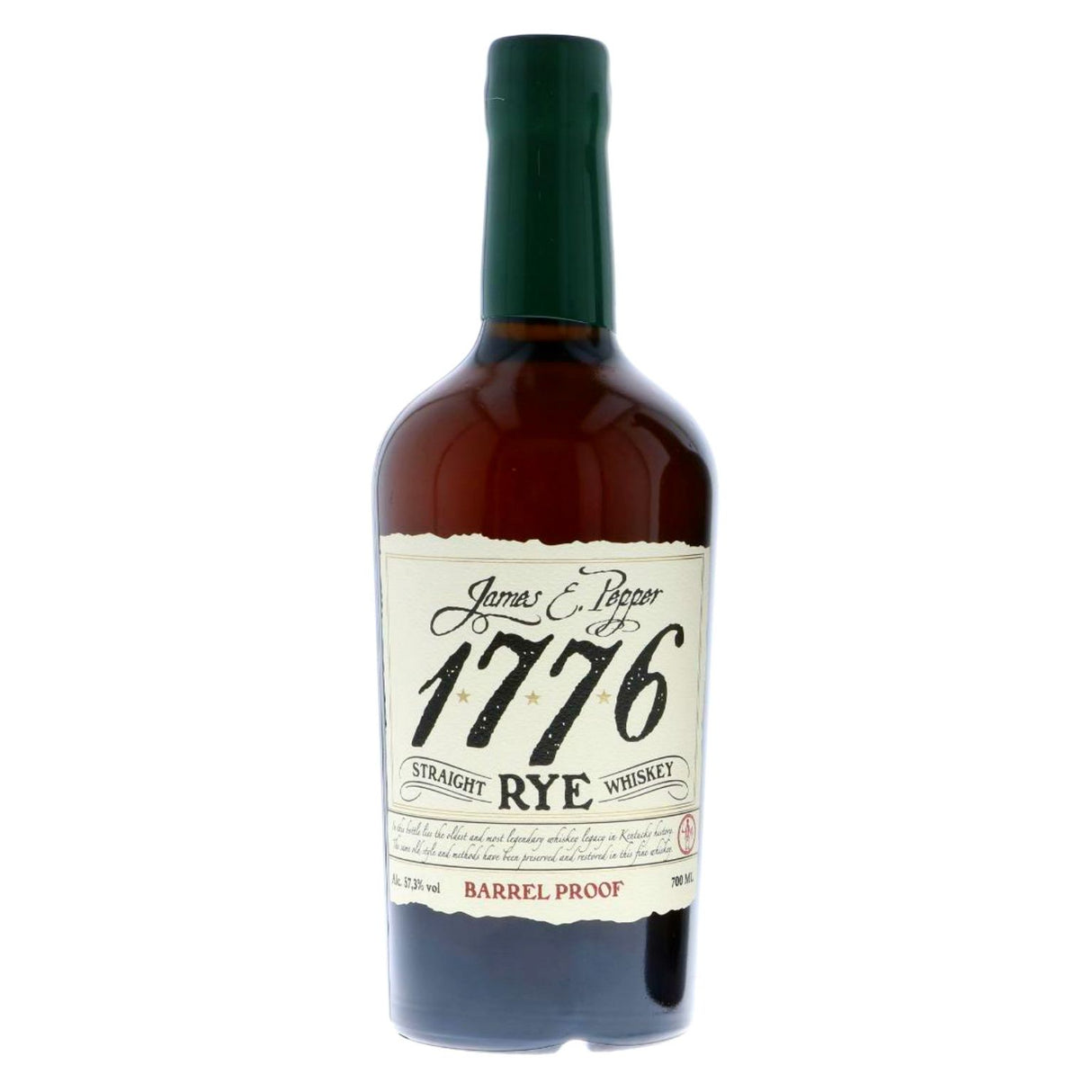 James Pepper 1776 Barrel Proof 113.4 Proof Straight Bourbon Whiskey at CaskCartel.com