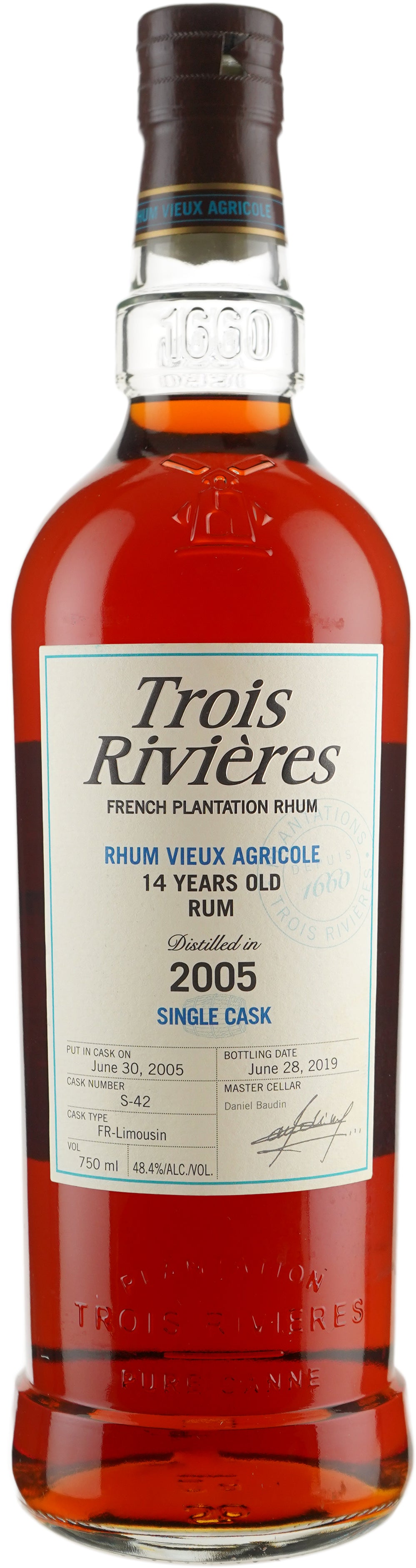 Trois Rivieres 2005 14 Year Old Agricole Single Cask Rum at CaskCartel.com