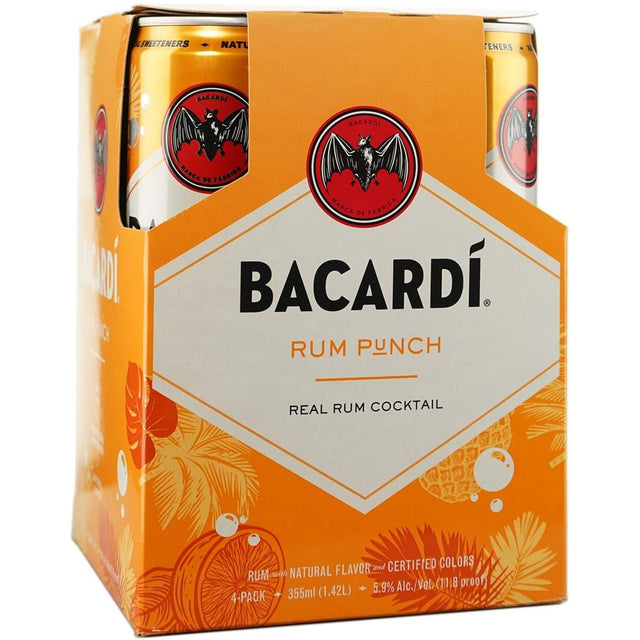 Bacardi Rum Punch Cocktail | 4*355ML at CaskCartel.com