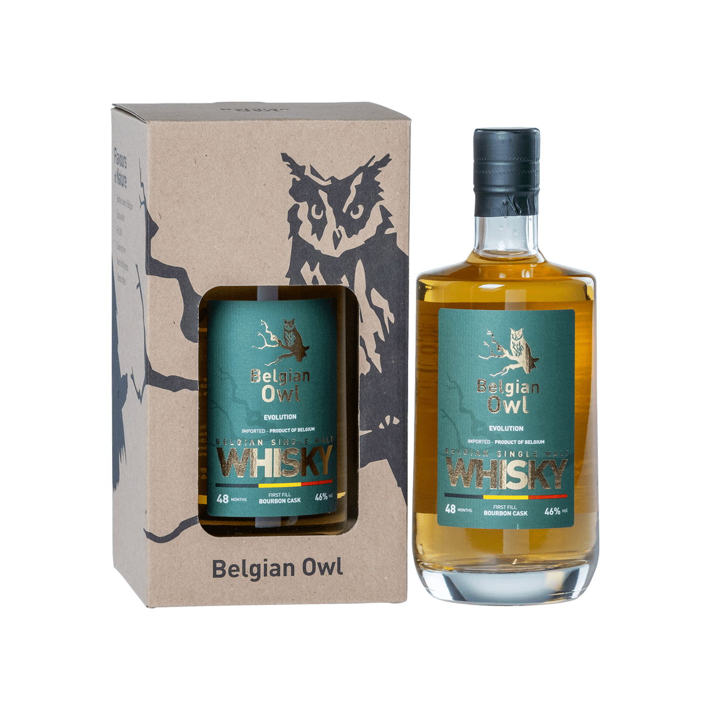 BUY] Belgian Owl 48 Months Identite Belgian Single Malt Whisky | 500ML at  CaskCartel.com