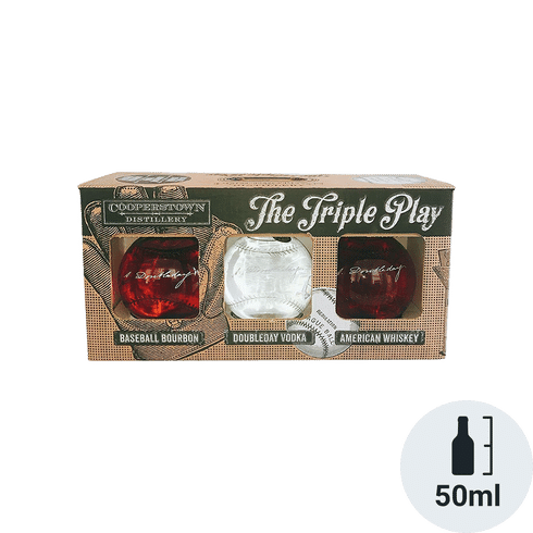 Cooperstown Triple Play Baseball Whiskey | 50ML