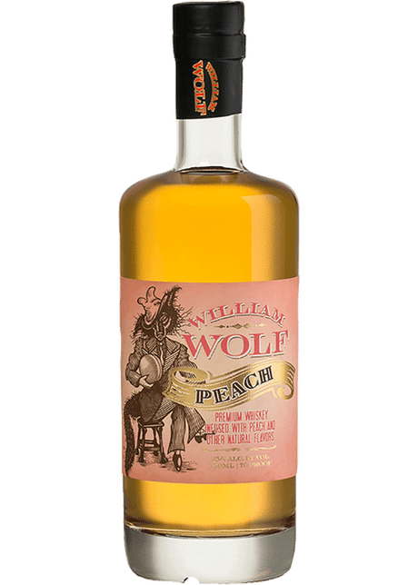 William Wolf Peach Whiskey - CaskCartel.com