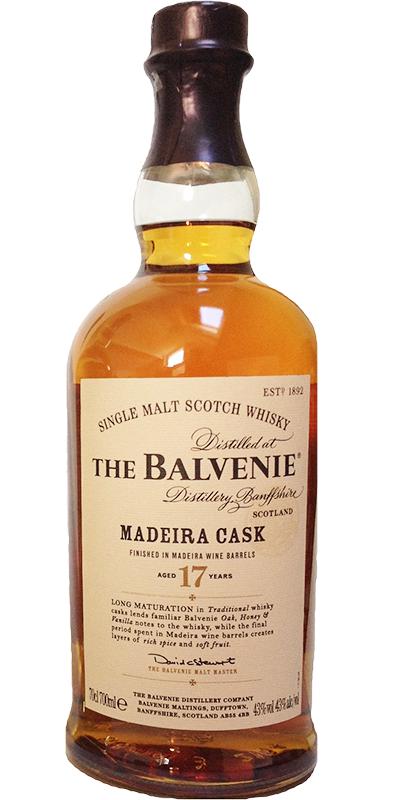 Balvenie 17 Year Old Madeira Cask Scotch Whisky | 700ML