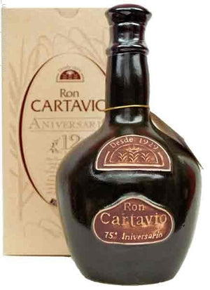 Ron Cartavio Aniversario 12 Year Old Ceramic Bottle Rum | 700ML at CaskCartel.com