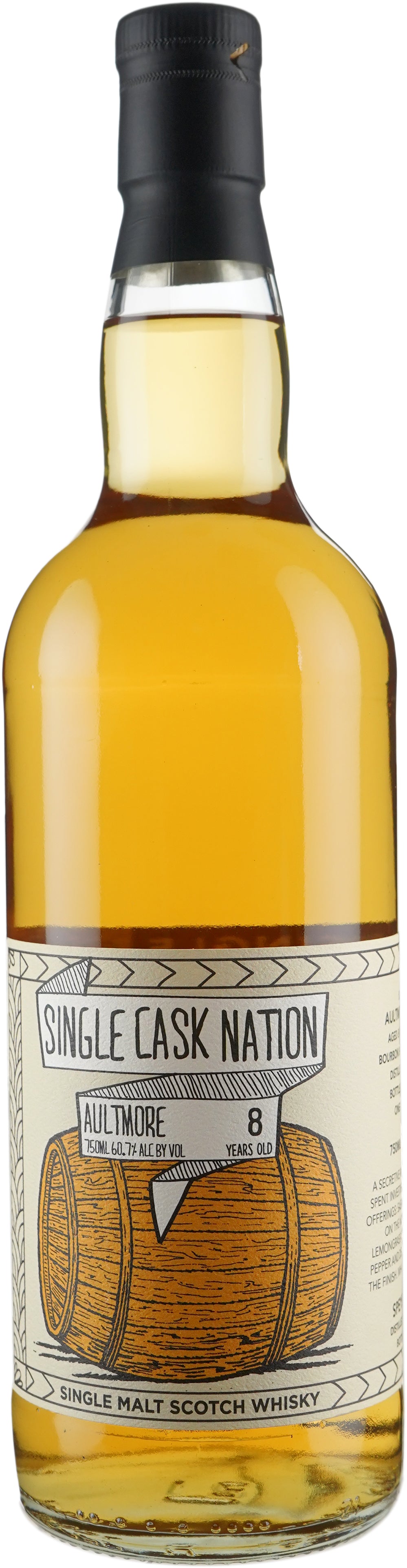 Single Cask Nation Aultmore 8 Year Old ex Bourbon Barrel # 800233 2011 Single Malt Scotch Whiskey at CaskCartel.com