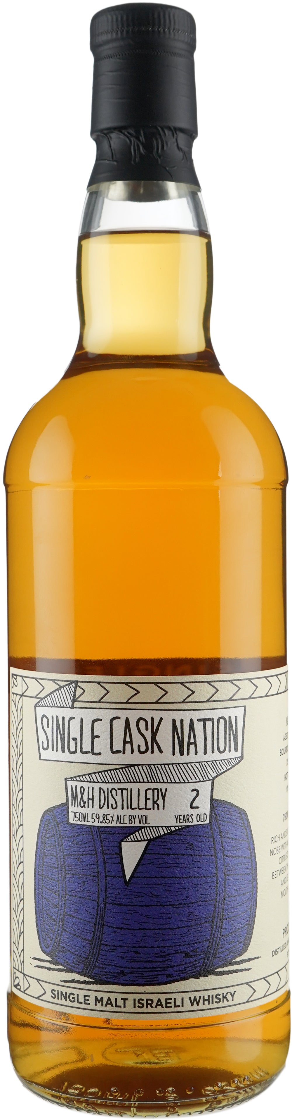 Single Cask Nation Milk & Honey 2 Year Old Israeli Whisky at CaskCartel.com