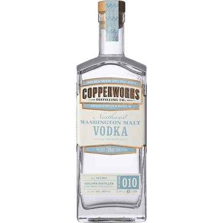 Copperworks Batch No. 10 Northwest Washington Malt Vodka at CaskCartel.com